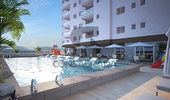 Apartamento na Praia Grande no Bairro Guilhermina.: 6ª foto da galeria de imagens do imóvel