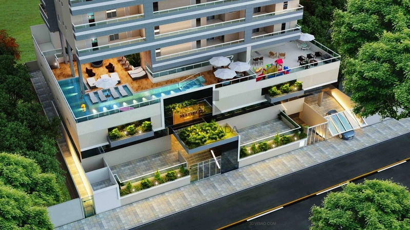 Lançamento na Praia Grande no Bairro Canto do Forte.: 8ª foto da galeria de imagens do imóvel