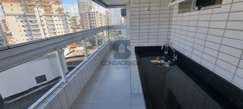 Apartamento na Praia Grande no Bairro Guilhermina.: 5ª foto da galeria de imagens do imóvel