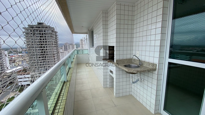 Apartamento na Praia Grande no Bairro Guilhermina.: 3ª foto da galeria de imagens do imóvel