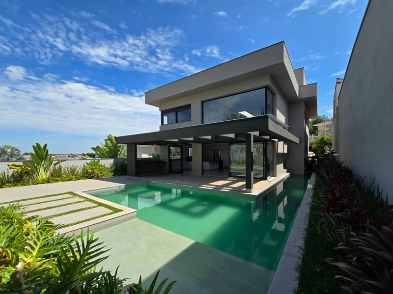 Casa luxuosa à venda no Condomínio Terras de Vinhedo. Um dos melhores da cidade: 1ª foto da galeria de imagens do imóvel