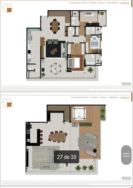 Apartamento Alto Padrão cobertura nova à venda em Vinhedo - 03 suítes - 03 vagas: 18ª foto da galeria de imagens do imóvel