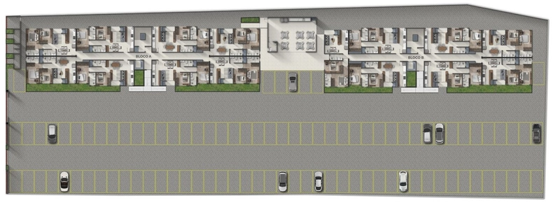 Apartamento com 2 dormitórios sendo 1 suíte e 1 vaga de garagem: 7ª foto da galeria de imagens do imóvel