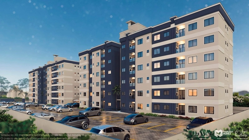 Apartamento com 2 dormitórios sendo 1 suíte e 1 vaga de garagem: 4ª foto da galeria de imagens do imóvel