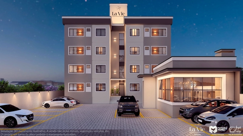 Apartamento 2 dormitórios com 1 vaga: 4ª foto da galeria de imagens do imóvel