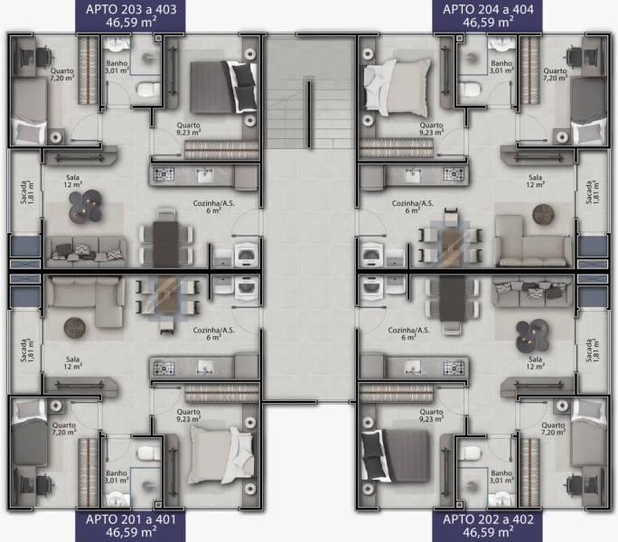 Apartamento 2 dormitórios com 1 vaga: 2ª foto da galeria de imagens do imóvel