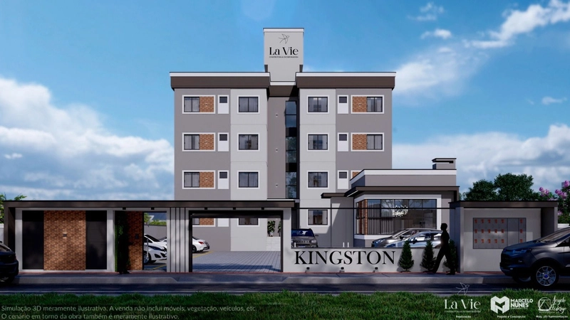 Apartamento 2 dormitórios com 1 vaga: 3ª foto da galeria de imagens do imóvel