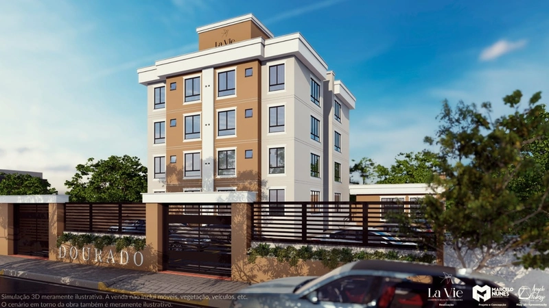 Apartamento de 2 dormitórios e 1 vaga de garagem