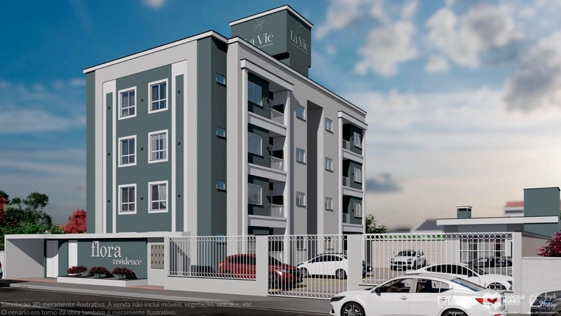 Apartamento com 2 dormitórios sendo 1 suíte com 1 vaga