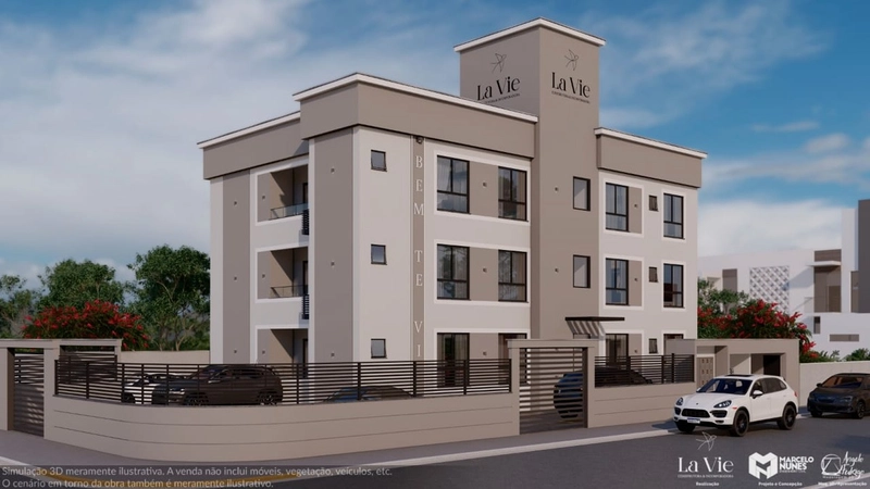 Apartamento com 2 dormitórios sendo 1 suíte e 1 vaga