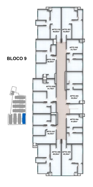 Apartamento de 1 dormitório em Portobelo: 5ª foto da galeria de imagens do imóvel