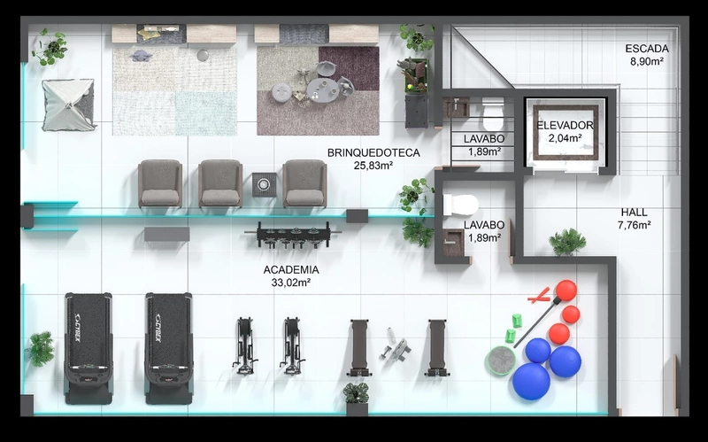 Apartamento de 1 dormitório em Portobelo: 15ª foto da galeria de imagens do imóvel