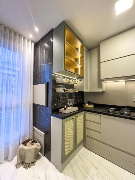 Lindo Foft mobiliado e decorado: 8ª foto da galeria de imagens do imóvel