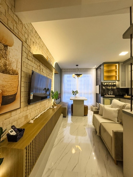 Lindo Foft mobiliado e decorado: 6ª foto da galeria de imagens do imóvel