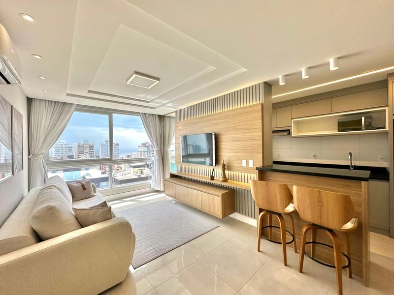 Apartamento no centro mobiliado e decorado com vista para o mar: 3ª foto da galeria de imagens do imóvel