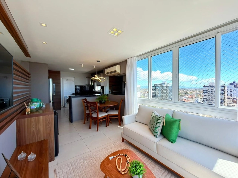 FINAMENTE MOBILIADO E DECORADO EM ANDAR ALTO: 6ª foto da galeria de imagens do imóvel