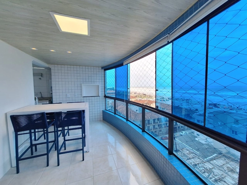 VISTA ESPETACULAR !! APTO SACADÃO FRENTE MAR  , NO CENTRO DE CAPÃO: 5ª foto da galeria de imagens do imóvel