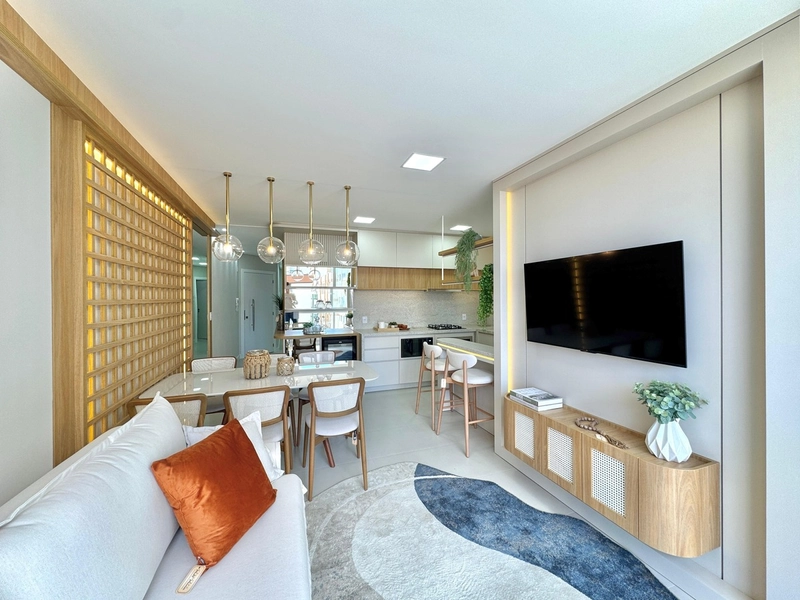 APTO NOVO DECORADO , 3 DORMS.,  Á 1 QUADRA DO MAR: 6ª foto da galeria de imagens do imóvel