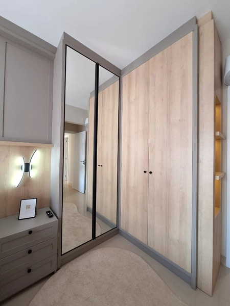 APTO FRENTE PRAÇA DECORADO , BOX DUPLO , Á 1 QUADRA DO MAR: 9ª foto da galeria de imagens do imóvel