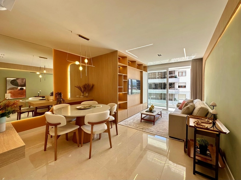 Apartamento mobiliado e decorado de frente: 44ª foto da galeria de imagens do imóvel