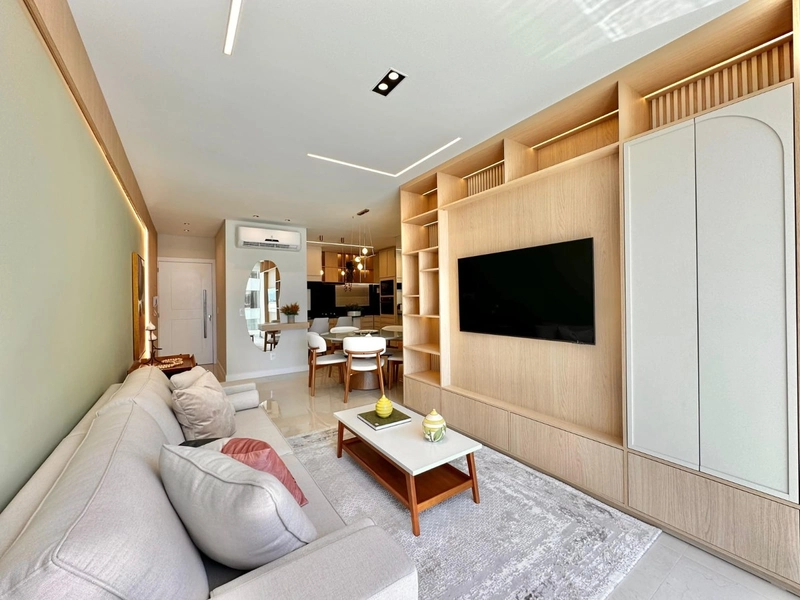 Apartamento mobiliado e decorado de frente: 23ª foto da galeria de imagens do imóvel