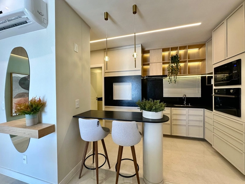 Apartamento mobiliado e decorado de frente: 21ª foto da galeria de imagens do imóvel