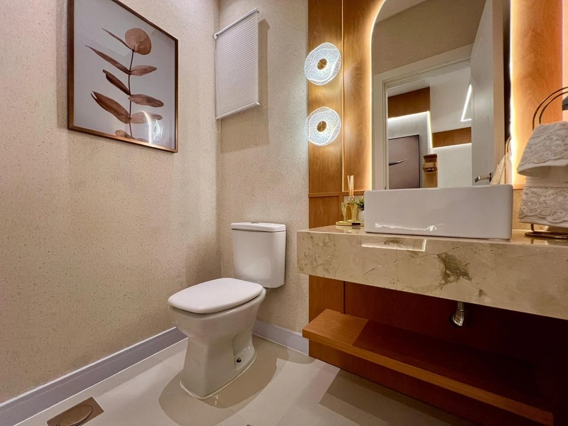 APARTAMENTO MOBILIADO E DECORADO EM ANDAR ALTO: 6ª foto da galeria de imagens do imóvel