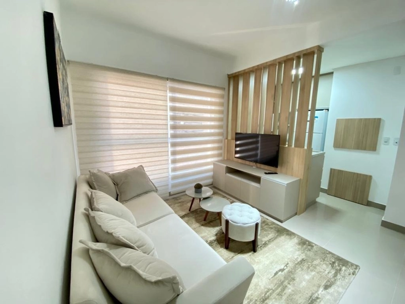 Apartamento mobiliado e decorado: 3ª foto da galeria de imagens do imóvel