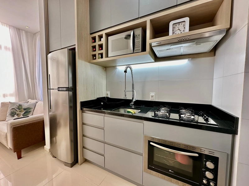 APARTAMENTO DECORADO PROXIMO DO MAR E COM VISTA LIBERADA: 11ª foto da galeria de imagens do imóvel