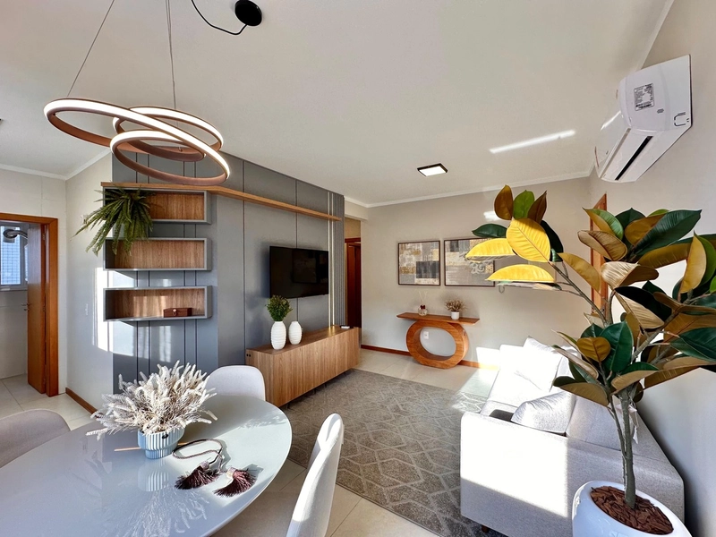 Apartamento de 2 dormitórios finamente mobiliado: 2ª foto da galeria de imagens do imóvel