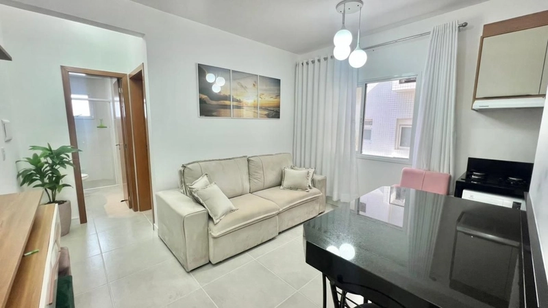 APARTAMENTO MOBILIADO COM VISTA MAR, BOX E EXCELENTE POSIÇÃO SOLAR: 1ª foto da galeria de imagens do imóvel