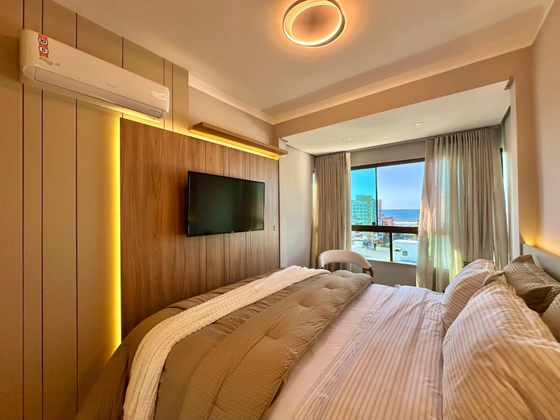 VISTA PARA O MAR! APTO. AMPLO, MOBILIADO E DECORADO, PREDIO COM INFRA!: 20ª foto da galeria de imagens do imóvel