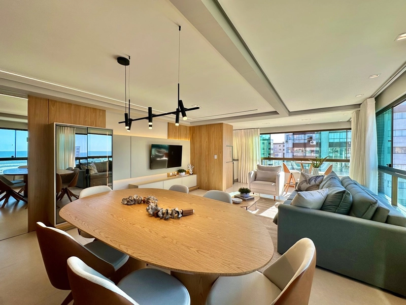 VISTA PARA O MAR! APTO. AMPLO, MOBILIADO E DECORADO, PREDIO COM INFRA!: 6ª foto da galeria de imagens do imóvel