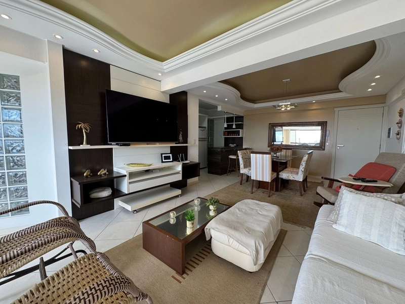 PÉ NA AREIA! DE FRENTE COM SACADA E VISTA MAR! MOBILIADO E DECORADO!: 13ª foto da galeria de imagens do imóvel