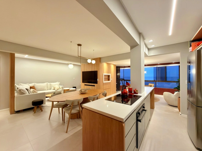 APARTAMENTO À BEIRA MAR !  COM VISTA INCRÍVEL PARA O MAR E 02 BOX: 14ª foto da galeria de imagens do imóvel