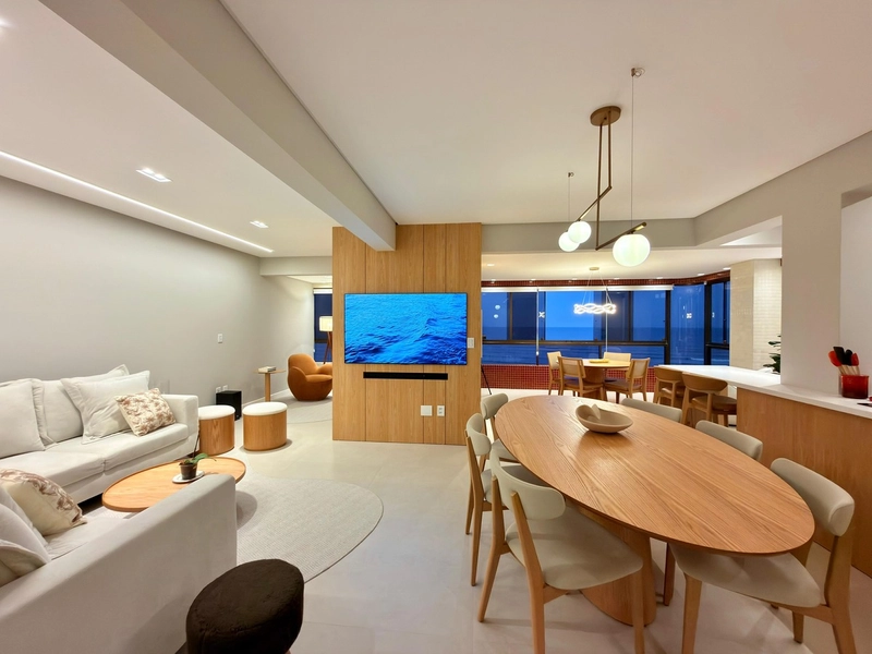 APARTAMENTO À BEIRA MAR !  COM VISTA INCRÍVEL PARA O MAR E 02 BOX: 10ª foto da galeria de imagens do imóvel