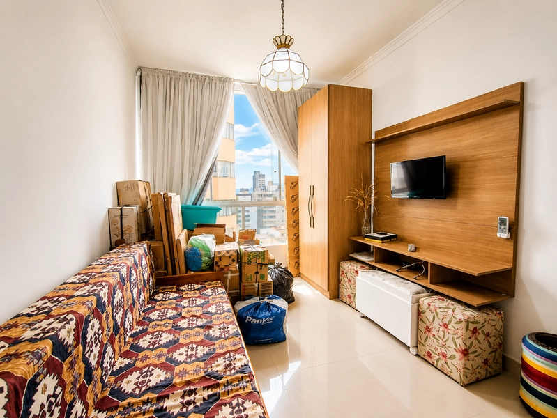 APARTAMENTO MOBILIADO COM VISTA E ÓTIMO CUSTO-BENEFÍCIO A UMA QUADRA D: 3ª foto da galeria de imagens do imóvel