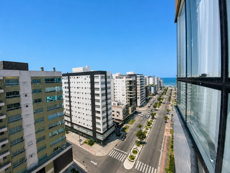APARTAMENTO ALTO PADRÃO COM 3 SUÍTES, VISTA PARA O MAR E BOX DUPLO