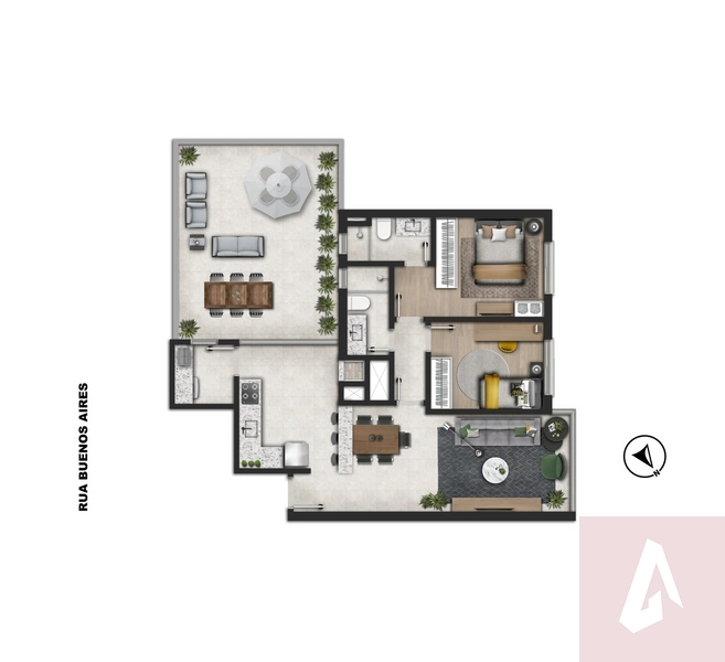 Apartamento em Porto Alegre: 13ª foto da galeria de imagens do imóvel