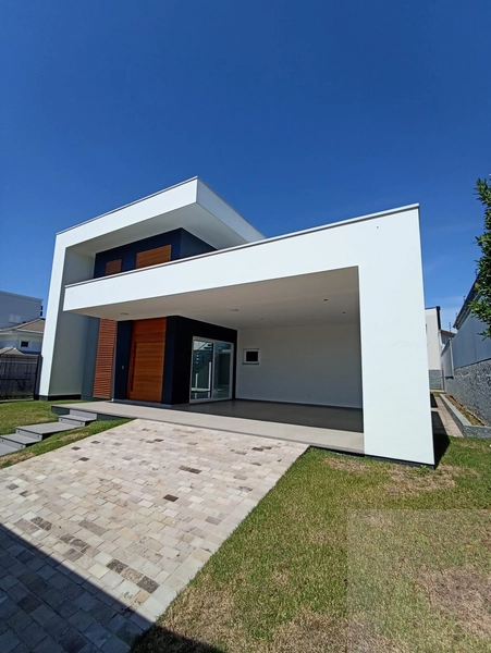 Casa contemporânea de auto padrão: 2ª foto da galeria de imagens do imóvel