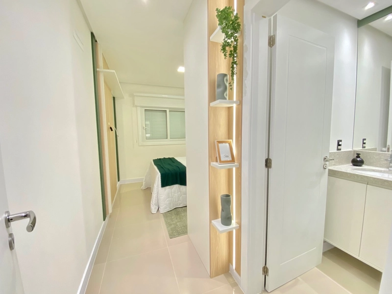 Apartamento de 4 dormitorios 4 suites, vista para o mar e serra.: 21ª foto da galeria de imagens do imóvel