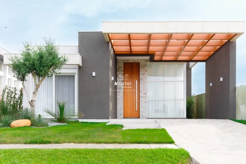 Casa térrea com 4 suítes mobiliada e decorada em condomínio fechado: 1ª foto da galeria de imagens do imóvel