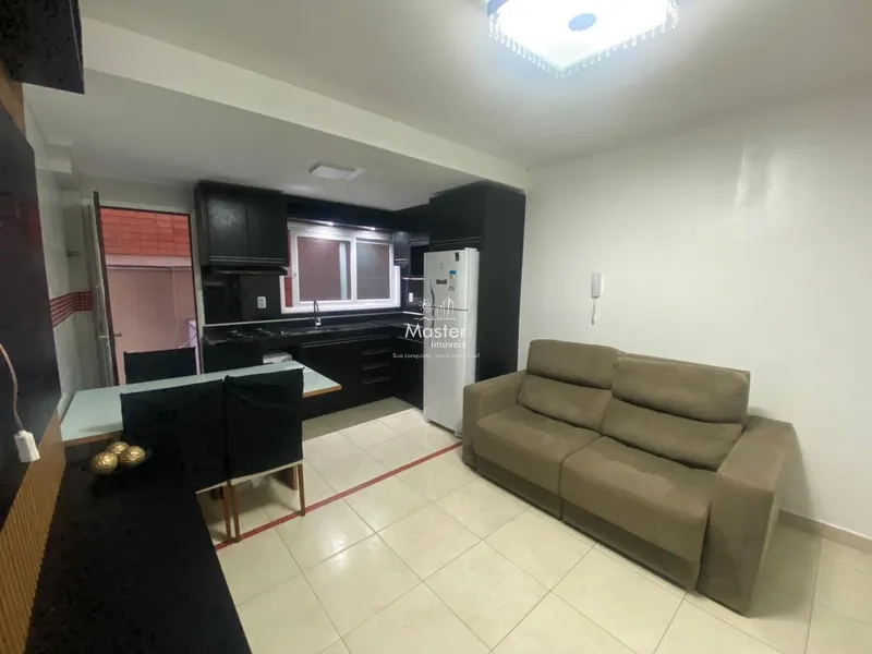 Excelente apartamento de 1 dormitorio mobiliado com box e sacada: 1ª foto da galeria de imagens do imóvel