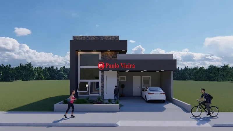 SANTORINI -  BAIRRO PLANEJADO - CASA TÉRREA COM A ÁREA DE 143,90m2: 2ª foto da galeria de imagens do imóvel