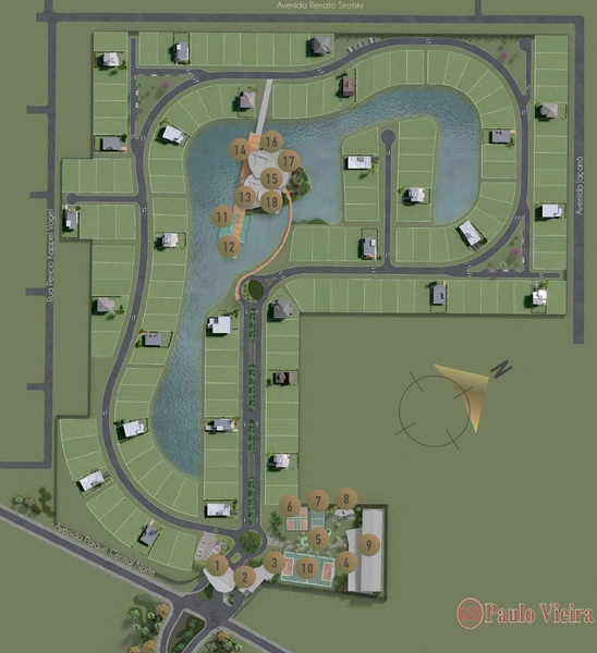 LOTUS  ATLÂNTIDA - EXCELENTE TERRENO BEIRA LAGO: 2ª foto da galeria de imagens do imóvel