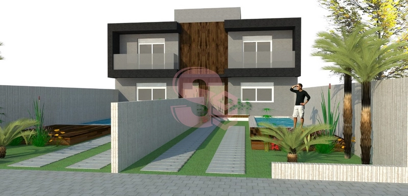 Sobrado moderno com piscina e excelente padrão de acabamento!: 1ª foto da galeria de imagens do imóvel