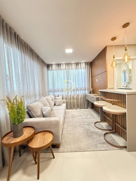 Apartamento mobiliado com vista para o mar: 4ª foto da galeria de imagens do imóvel