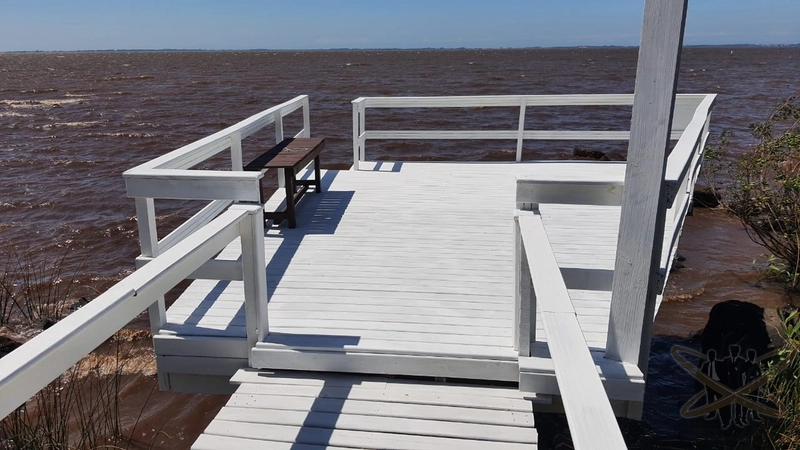 SITIO A BEIRA DA LAGOA - TRAPICHE E RAMPA PARA BARCO.: 3ª foto da galeria de imagens do imóvel