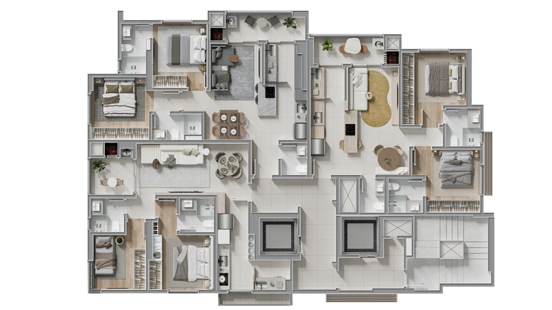 Apartamento de 2 suítes em lançamento no Santa Maria: 26ª foto da galeria de imagens do imóvel