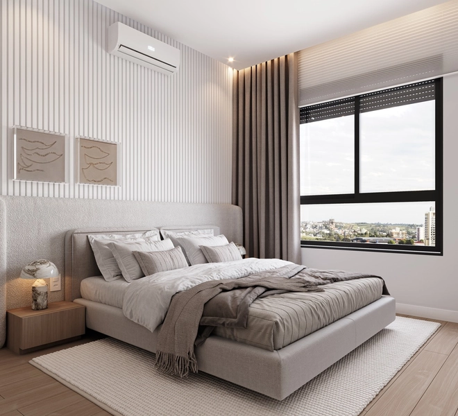 Apartamento de 2 suítes em lançamento no Santa Maria: 1ª foto da galeria de imagens do imóvel